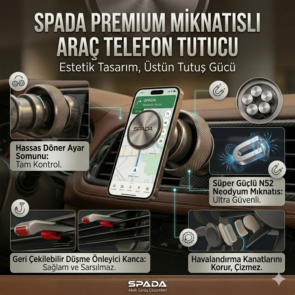 Spada Magnetli Telefon Tutucu